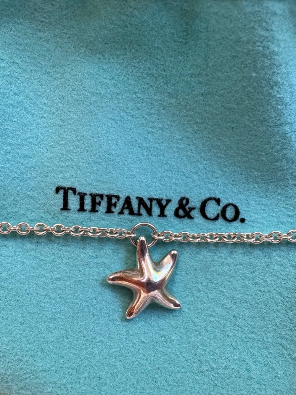 Tiffany & Co Elsa Peretti star fish bracelet 7”